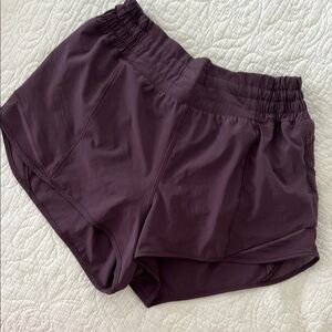 Lululemon Athletica Purple Athletic Shorts Lightweight Performance